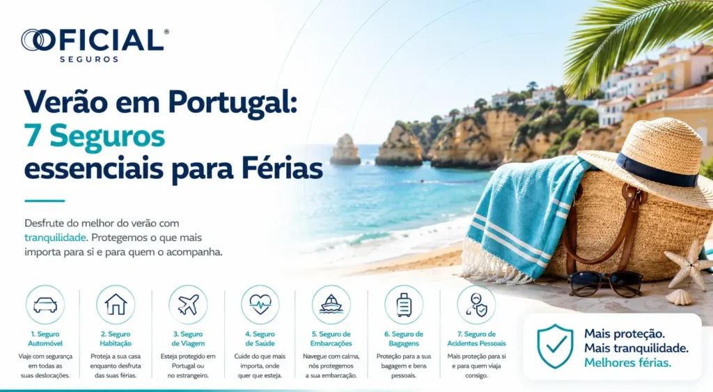 Verão em Portugal - 7 Seguros essenciais para Férias