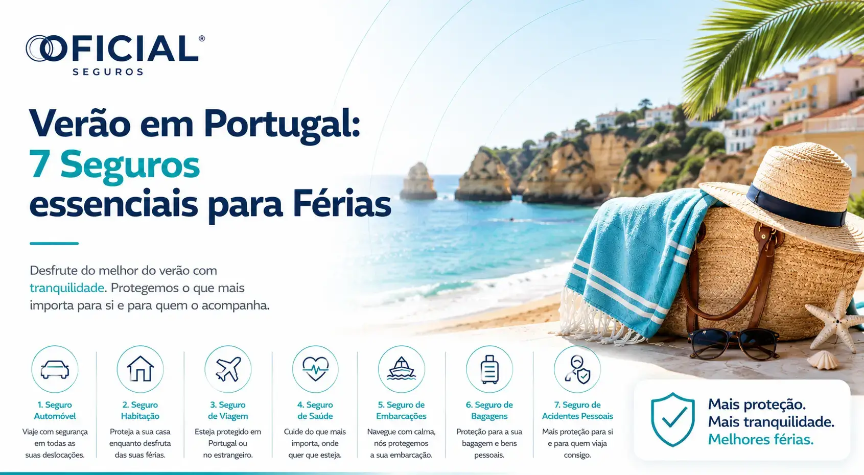 Verão em Portugal - 7 Seguros essenciais para Férias