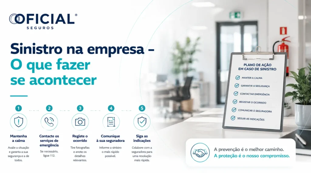 Sinistro na empresa – O que fazer se acontecer