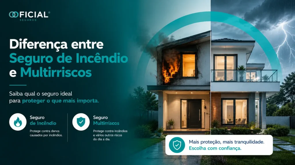 Diferença entre Seguro de Incêndio e Multirriscos
