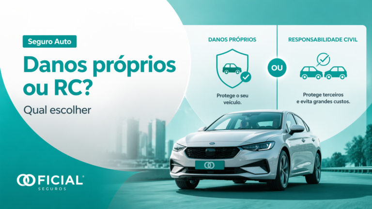 Danos próprios ou responsabilidade civil — qual escolher no seguro auto — Oficial Seguros