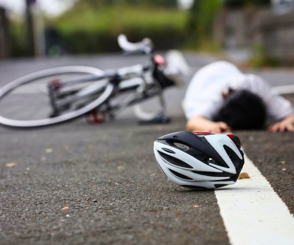 Exemplo de Sinistros com acidente bicicleta