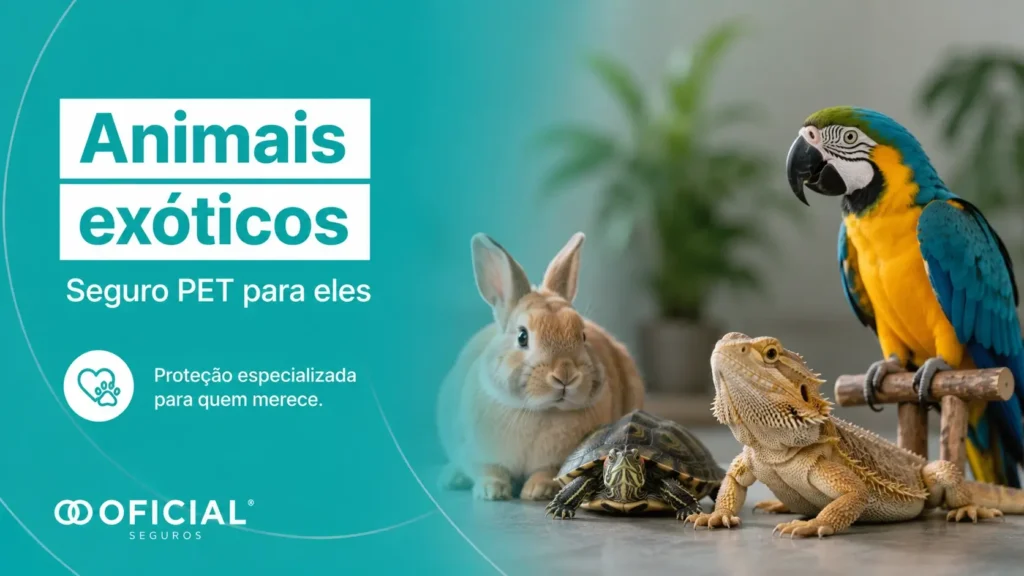 Animais exóticos - Seguro PET para eles