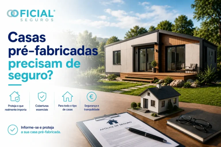 Casas pré-fabricadas precisam de seguro